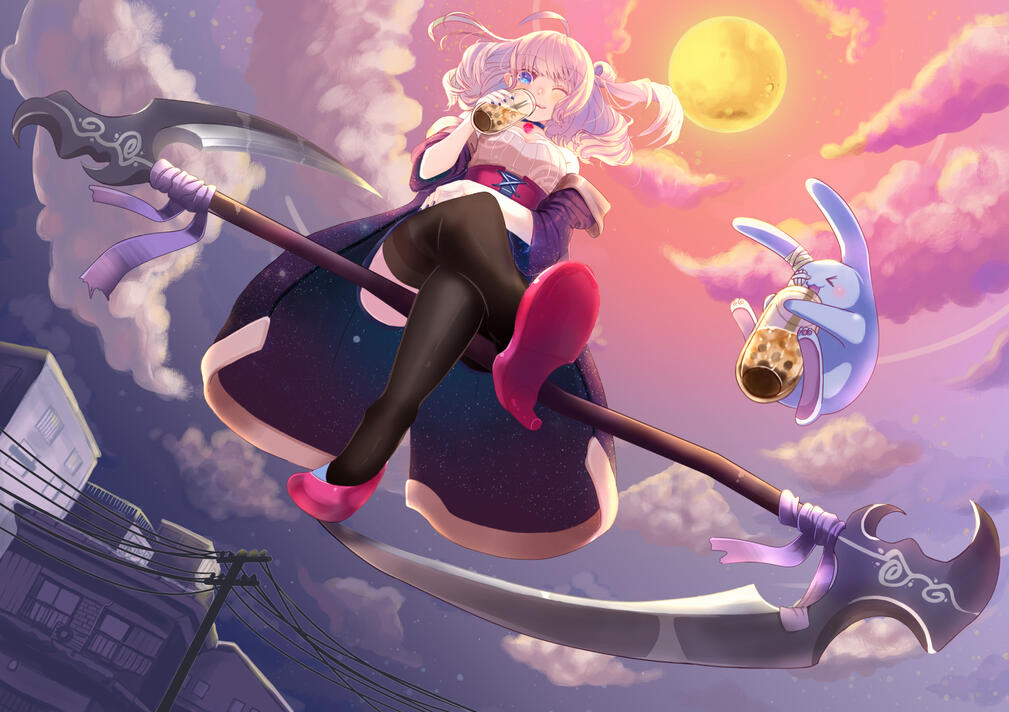 空中でタイポカ♪